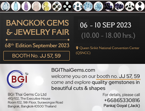 Bangkok Gems and Jewelry Fair 06-10 Sep 2023